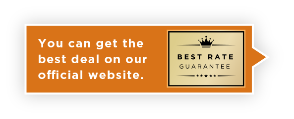 Booking directly through our official website guarantees the lowest price.